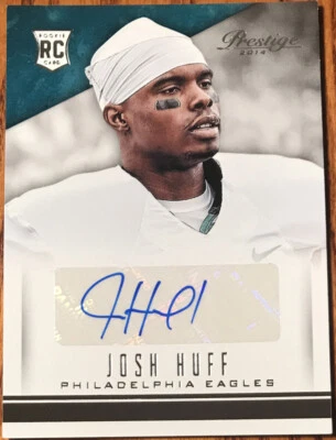 2014 Prestige Rookie Autographs Josh Huff #255 Philadelphia Eagles - Image 1 of 2