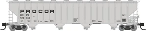 Rapido ~ N Scale ~ New ~ Procor 5820 Covered Hopper UNPX Mid Black Solid ~560006 - Picture 1 of 3