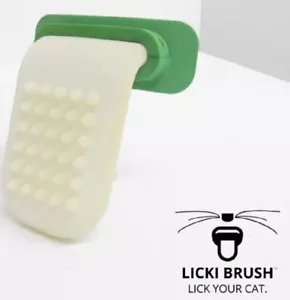 LICKI BRUSH - Glow In The Dark Silikon Gummi Haustierpflege Zunge Katzenbürste - Bild 1 von 3