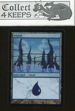 MTG Magic the Gathering Mirrodin Foil: Island 293 (Nrmt) *B*