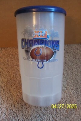 Indianapolis Colts Super Bowl XLI Champions Plastic Mug - Image 1 of 2