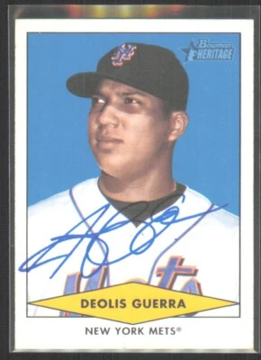 2007 Bowman Heritage IP Auto No COA Deolis Guerra #BHP69 - Image 1 of 2