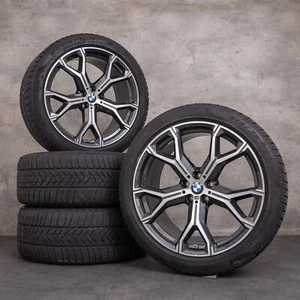 BMW X5 X6 Winterräder 21 Zoll G05 G06 Felgen Styling 741 M 8071998 8071999 - Bild 1 von 5