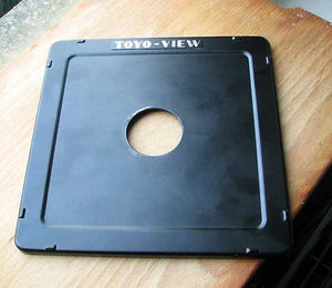 Toyo monorail 5x4 10x8 lens board copal 0 34.7mm hole - Picture 1 of 3