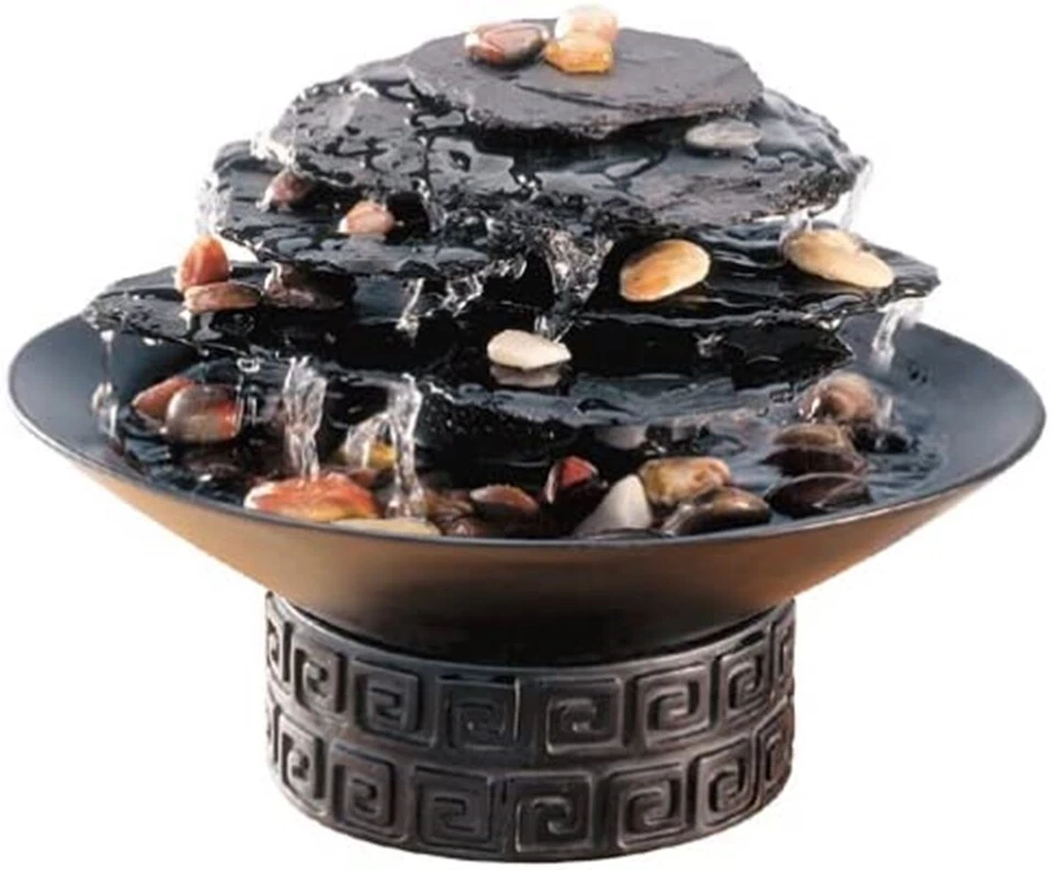 HoMedics WFL-ROCK EnviraScape Illuminated Rock Garden Relaxation Fountain