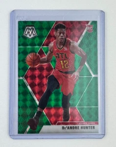 De'Andre Hunter 2019-20 Panini Mosaic Rookie #239 Green Prizm RC Atlanta Hawks - Picture 1 of 2