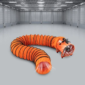 Ventilatore Estrattore 12'' Utility Soffiatore Ventilatore Portatile Tubo Scarico Alta Velocità - Foto 1 di 14