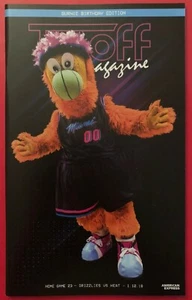 Miami Heat Tipoff Program Booklet (Jan 12, 2019) - Burnie Birthday Exclusive   - Picture 1 of 2