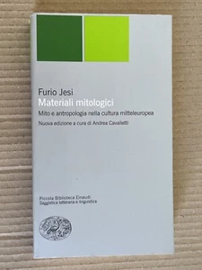 Furio Jesi - MATERIALI MITOLOGICI - Einaudi PBE 2001 - Foto 1 di 7