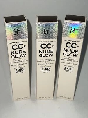 (3) It Cosmetics Your Skin But Better CC+ nude glow SPF 40 - Deep Mocha - Qty:3 - Image 1 of 4