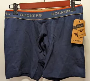 Dockers Cool Effects Boxer Briefs Men's Underwear, 3 Navy Blue & 3 Black, M - Picture 1 of 3