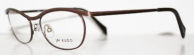 JAI KUDO 603 M03 MARRÓN Nuevo Marco Óptico de Gafas para Mujer Foto 1 de 2