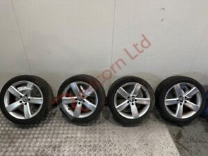 VOLKSWAGEN ALLOY WHEELS AND TYRES SET OF 4 (235/45ZR18) 18'' SILVER