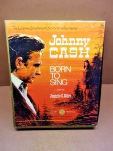Johnny Cash 'Born To Sing' Box Set of Four 8-Track Cassettes w/Jeannie C. Riley - Picture 1 of 9