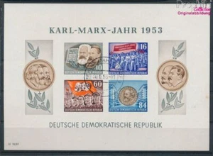 DDR (RDA) Bloque 9b usado 1953 Karl-Marx-año (10054636 - Imagen 1 de 1