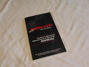 Mercury Outboard 8 9.9 HP 4-Stroke Owners Manual 90-10241050-1003 2003 - Bild 1 von 4