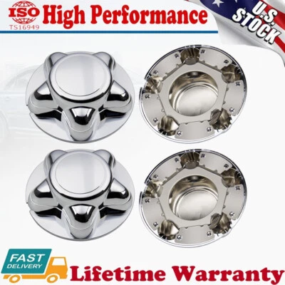 Cubierta de tapacubos central de rueda cromada de 7" para Ford F150 Heritage Expedition 1997-2003 Foto 1 de 4