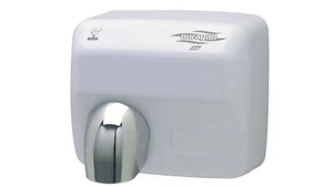 Shockproof Hand Dryer Warm Air White 2500 Watt Automatic Steel - Picture 1 of 2