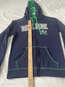 NOTRE DAME Pullover Hoodie Men's Sz Small ,Knights Apparel Blue & Green - Picture 1 of 9