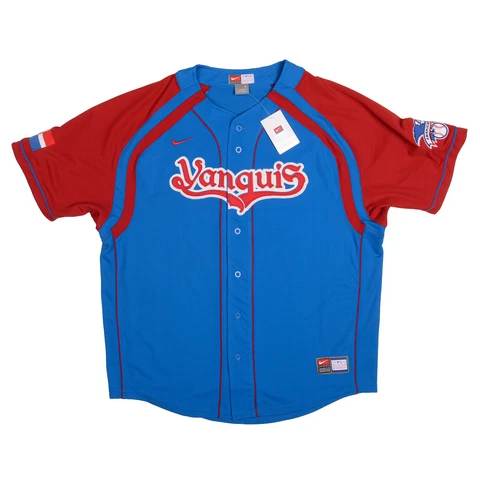 RARE NEW YORK YANKEES Robinson Cano #22 YANQUIS Dominican JERSEY Sewn NIKE Large Cover