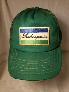 Vintage Shakespeare Snapback Hat Trucker Hat Embroidered Patch Made In USA - Picture 1 of 7