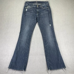 7 For All Mankind Jeans Damen 27 Bootcut Made In USA Raw Hem Distressed Raw Hem - Bild 1 von 14