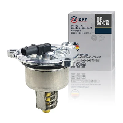 Termostato completo de líquido de arrefecimento ZPY para Porsche 911 991 981 718 9A712111000 - Imagem 1 de 4