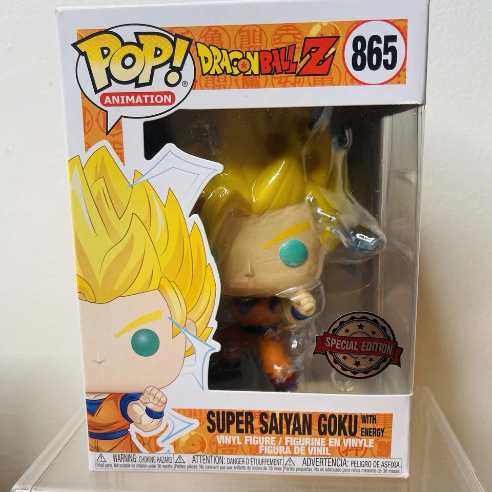 Funko Pop-Bóveda Dragon Ball Z Super Saiyan Goku con Energía Pop! Vinilo [865] Foto 1 de 4