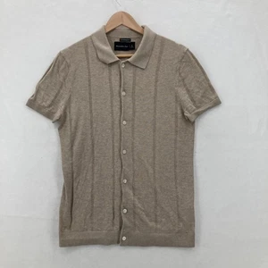 Abercrombie & Fitch Pullover Polo Herren Small Federleicht Kurzarm Strick Seide - Bild 1 von 13
