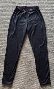 VTG Hot Chillys Women's Solid Black Lightweight Relaxed Fit Base Layer Pants S - Picture 1 of 5