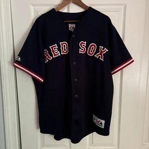 Vintage Boston Red Sox Trikot Manny Ramirez #24 Majestic MLB Herren Large - Bild 1 von 10