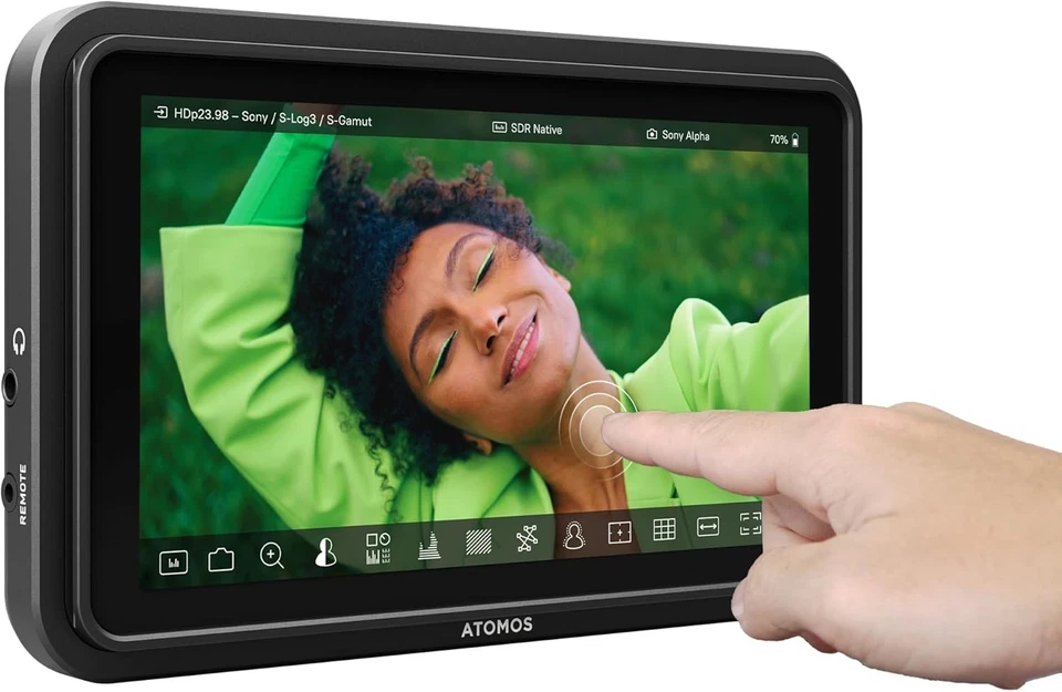 Atomos Shinobi II Lightweight HDMI 4K Camera Monitor w/ HDR Touchscreen - Black - Image 1 of 4
