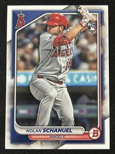 2024 Bowman #81 Nolan Schanuel RC Rookie Los Angeles Angels Baseball Card - Picture 1 of 2