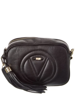 Valentino By Mario Valentino Mia Signature Leather Crossbody Women's Black - Image 1 of 4