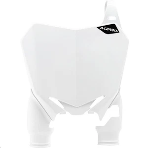 Acerbis 2527390002 Raptor Front Number Plate - White/White - Picture 1 of 3
