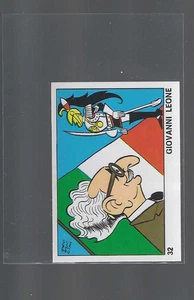 # 32 GIOVANNI LEONE 1973 PANINI VIP OK sticker CLEAN BACK - Picture 1 of 1