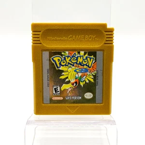 Pokemon Gold NTSC Usa Nintendo Game Boy Genuine Great Label and New Battery - Imagen 1 de 9