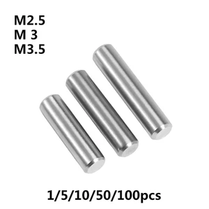 M2.5 M 3 M3.5 304 Stainless Dowel Pins Parallel Pin Roller Pin Bearing Needle - Picture 1 of 7