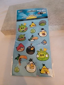 Angry Birds Stickers By ROVIO 4 Sheets/60 Stickers Age 3+ New 2011 Sandy Lion - Picture 1 of 11