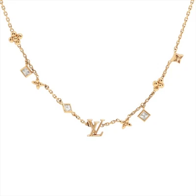 Louis Vuitton M01322 Necklace LV In the Sky VA2203 Necklace GP×Rhinestone Gold - Image 1 of 4