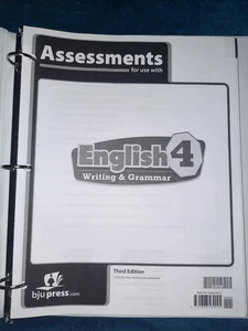 BJU Press English 4 Writing & Grammar 3rd Edition [Loose Leaf] BJU Press - Picture 1 of 1