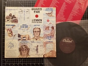 JOHN LENNON Shaved Fish LP 1978 VG+/VG+ w/ INNER Beatles VINYL Plastic Ono - Picture 1 of 6