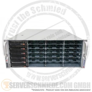 Supermicro CSE-846 X9DRi-LN4F+ 19" 4U 24x 3,5" LFF 2x Intel XEON E5-2600 v1 v2 - Bild 1 von 5