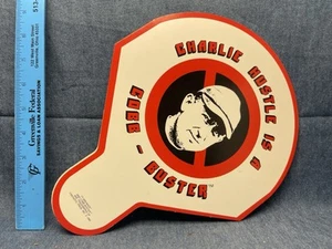 1985 Pete Rose TY BREAKER-YEAR / CHARLIE HUSTLE IS A COBB BUSTER Souvenir Fan - Picture 1 of 3