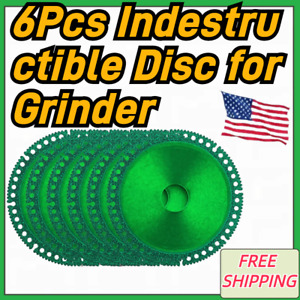 6Pcs Indestructible Disc for Grinder, Indestructible Disc 2.0 Cut Everything