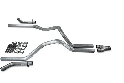 Chevy GMC 1500 07-14 2.5" Dual Exhaust Kits Y pipe Corner Exit Foto 1 de 3