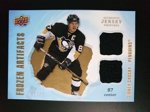 2008-09 Artifacts Frozen Artifacts Dual Gold #FADSC Sidney Crosby #52/75