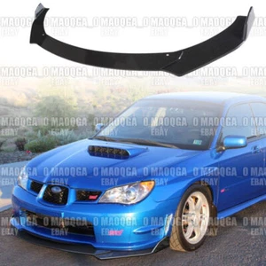For 06-07 Impreza WRX STI Sedan Outback S204 Wagon Front Bumper Lip Body Kit - Picture 1 of 10