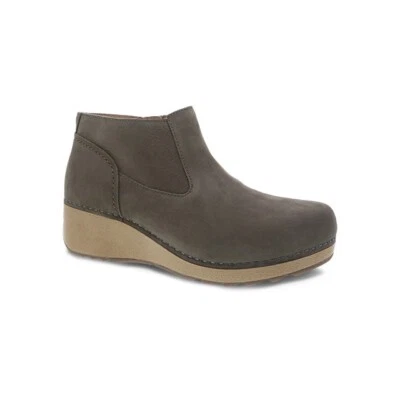 Nuevo $165 Dansko Charlene Fresado Nubuck Taupe Botas Botín Mujer 41 10.5 11 Foto 1 de 4