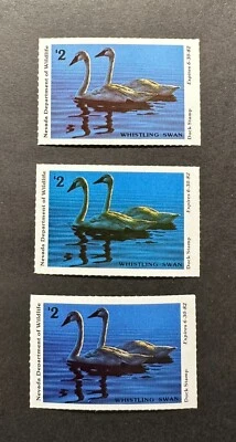 WTDstamps - 1981 NEVADA - State Duck Stamp - Mint OG NH **Color ERROR** - Image 1 of 2